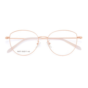 Monturas de Gafas Danyang Cat Eye 53-17-145, Montura Completa de Aleación, Anti-UV, Unisex, Gafas Ópticas - Product Image 1