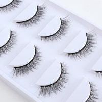 Cils en gros à marque privée pas chers, cils 3D doux et vaporeux, faux cils en promotion