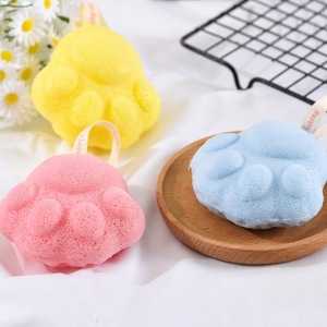 Balle de bain ovale pour enfants, éponge de gommage pour bébé, gommage à la boue indolore, ultra doux - Product Image 6