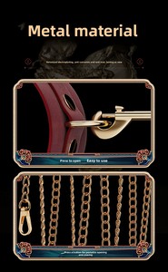 Набор для взрослых эротических БДСМ-игр: кожаные секс-игрушки для пар, комплект для фиксации, наручники, плетка, веревка - Product Image 3