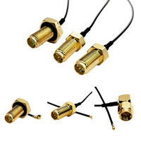 Câble coaxial RF personnalisé avec connecteurs SMA, SMB, SSMA, TNC, BNC, UHF, N et F, 50Ω/75Ω RG174 RG58 RG59 RG213, câble de raccordement