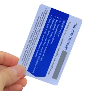 Cartão de PVC impresso personalizado por atacado, cartão de visita, cartão de presente, cartão de plástico fosco brilhante fosco