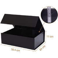 Boîte cadeau de luxe personnalisée, boîte en papier rigide pliable magnétique, revêtement UV, gaufrage, matériaux recyclés, certifiée ISO9001