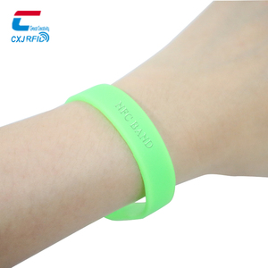 Pulsera de silicona <span class=keywords><strong>con</strong></span> logotipo impreso personalizado, RFID, <span class=keywords><strong>NFC</strong></span>, <span class=keywords><strong>con</strong></span> Chip inteligente reutilizable - Product Image 6