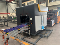 Máquina Flejadora de PE Totalmente Automática de Alta Productividad con Función de Alimentación Automática para Cartón Corrugado
