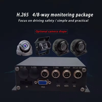 Haute qualité 4CH 1080P AI MDVR 4G GPS WiFi voiture DVR 4 caméras écran IPS ADAS DMS rétroviseur haute Dash Cam enregistreur vidéo
