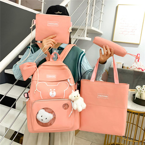 Korean style elementary <b>school</b> <b>backpack</b> for girls new large capacity middle <b>school</b> and high <b>school</b> student <b>backpack</b> - Product Image 5