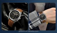 Montre sport à quartz japonaise OEM, fond en acier inoxydable, bracelet en maille, largeur du bracelet 18 mm, faible quantité, nouveau grand logo en cuir pour homme d'affaires