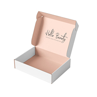 Boîte d'expédition en carton ondulé personnalisée, impression couleur, emballage d'expédition, boîte personnalisée avec logo, boîte cadeau recyclable