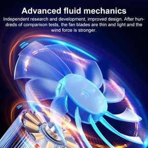 Nouveau Support de Refroidissement pour Ordinateur <span class=keywords><strong>Portable</strong></span> Pliable à Cinq Ventilateurs, Effet Lumineux RGB Métallique, Haute Performance, 17'', En Stock - Product Image 3