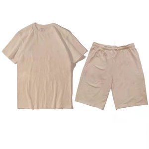 Maglietta da uomo in tinta unita con LOGO personalizzato JL-11031 e Set corto nero arancione da uomo magliette estive e <span class=keywords><strong>pantaloncini</strong></span> - Product Image 4