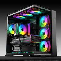 Ventilador de Refrigeración para PC XINMAI de 120 mm ARGB PWM, 4 Pines PWM 5V 3 Pines RGB Direccionable, Rodamiento Hidráulico, OEM ODM