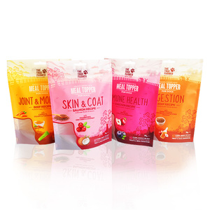 Personalizado impresso Stand Up Plastic Packaging Bag para <span class=keywords><strong>Pet</strong></span> Dog Saúde Food Topper - Product Image 1