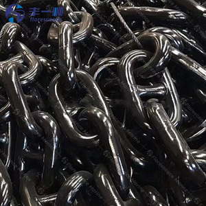 Catena di Ancoraggio a Maglie Catenellate Grado <span class=keywords><strong>U2</strong></span> U3 per Navi Marine Verniciata Nera Zincata BV ABS CCS LR - Product Image 3