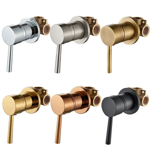 Robinet intégré interrupteur en laiton mitigeur dissimulé bifonctionnel chaud froid vanne <span class=keywords><strong>de</strong></span> contrôle salle <span class=keywords><strong>de</strong></span> bain robinet <span class=keywords><strong>d</strong></span>'eau <span class=keywords><strong>douche</strong></span> vanne <span class=keywords><strong>de</strong></span> <span class=keywords><strong>d</strong></span>érivation - Product Image 2