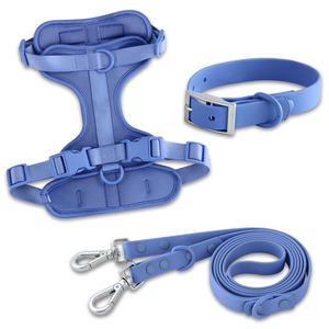 Arnés de seguridad de neopreno para perros, accesorio ligero con logotipo personalizado, suave, acolchado, capa de aire, con correa de <span class=keywords><strong>Collar</strong></span> de PVC, nuevo - Product Image 1