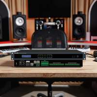 HUAIN Processeur DSP professionnel Dante 8*8 Contrôleur de matrice audio numérique pour système de réunion avec PEQ 12 segments