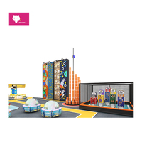 Plan d'affaires pour parc d'attractions intérieur commercial pour enfants : espace de jeux souple écologique avec filet de protection, personnalisable, service tout-en-un