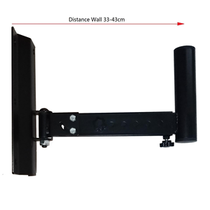 Kim loại Wall Mount Loa đứng có thể điều chỉnh Heavy Duty xoay khung giá cho PA DJ Studio màn hình móc áo - Product Image 4