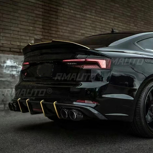 ชุดแต่งสปอยเลอร์หลังคาร์บอนไฟเบอร์แท้ทรง PSM สำหรับ Audi A4 S4 A5 B9 ปี 2016-2019 พร้อมอุปกรณ์ปรับแต่งภายนอก - Product Image 3