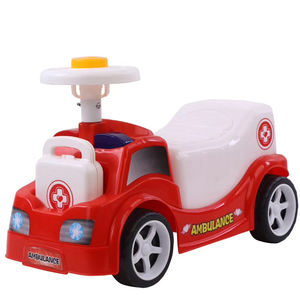 <span class=keywords><strong>รถ</strong></span>สไลด์ที่มีเพลงของเล่นเด็กแกว่งสี่ล้อวอล์คเกอร์ของเล่นเด็กรถพยาบาล - Product Image 5