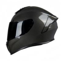 Casque de moto de course Crownracing à finition brillante, léger, intégral, homologué DOT, avec visière intégrée, double, facile à nettoyer pour les longues balades