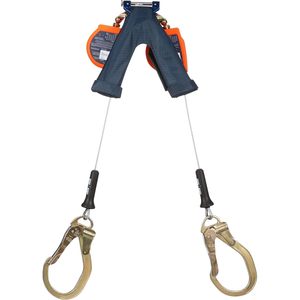 สายรัดนิรภัยแบบยืดหดได้ 3M Nano-Lok Edge Twin-Leg ความยาว 8 ฟุต พร้อมตะขอเกี่ยวเหล็กเส้น คลาส 2 ANSI - Product Image 3