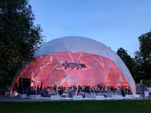 Carpa de Lujo Tipo Invernadero de Cristal, Domo Geodésico con Estructura de Acero para Glamping en Venta - Product Image 6