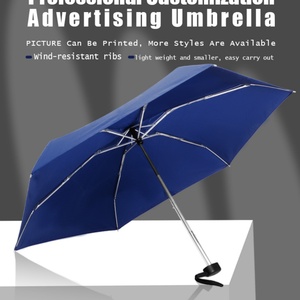 High Quality Manual 5 Fold Waterproof Windproof Women's Compact Pocket UV Mini Umbrella for Travel & Gifts - Product Image 3