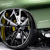 Jantes en alliage d'aluminium forgé à profil profond 5x114.3/112/120 17-22 pouces, nouveau design concave poli, usage commercial pour Mercedes