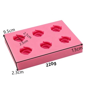 Moules à gâteau en silicone DIY en forme de <span class=keywords><strong>rose</strong></span> à 4 couches de pétales, forme rectangulaire, même style 3D classique - Product Image 2