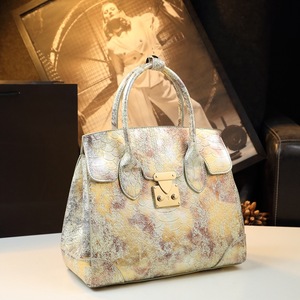 Cao Cấp Bạch Kim Của Phụ Nữ Công Suất Lớn PU Da Túi Xách Hiện Đại Mô Hình Con Trăn Không Thấm Nước Tất Cả Phù Hợp Cho Trung niên Thời Trang - Product Image 5