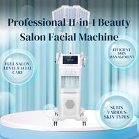 Appareil de nettoyage facial Hydra Skin professionnel 11-en-1 pour salon de beauté avec hydrodermabrasion et technologie à l'oxygène