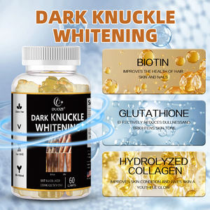 Gomitas Blanqueadoras para Nudillos Oscuros DUOZI con Glutatión, Biotina y Colágeno para Aclarar las Articulaciones y la Piel, 60 Gomitas - Product Image 3