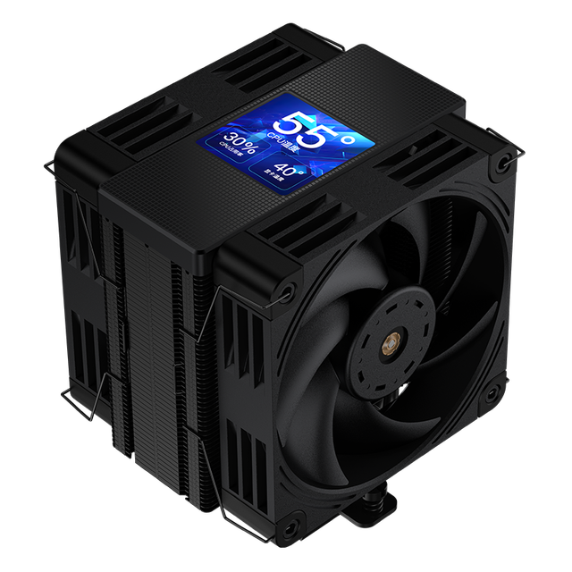 COOLLEO P70 LCD BK 7 Heat Pipe Air Cooler CPU Cooling Computer Radiator LGA115X/1200/1700/1851AMD Ryzen AM4 AM5 Deep Cooling