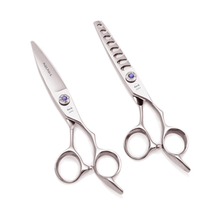 AQIABI giapponese acciaio professionale 6 ''forbici da barbiere A9022 taglio capelli per diradamento cesoie affilate bellezza forbici per parrucchieri - Product Image 6
