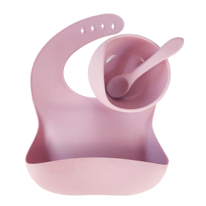 Ensemble de vaisselle imperméable motif dessin animé pour enfants bavoirs et assiette en silicone pour bébé bol accessoires de <span class=keywords><strong>repas</strong></span> - Product Image 2