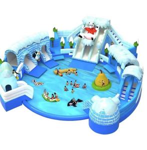 Penjualan terlaris dapat disesuaikan Bear Haunt taman air mengapung tiup untuk rumah hiburan dewasa Mobile Island Resorts - Product Image 1