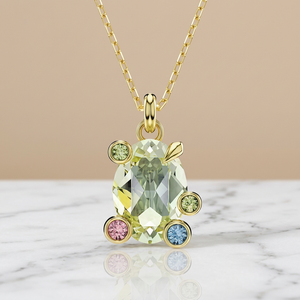 Set di Gioielli <span class=keywords><strong>con</strong></span> Fiori Color Zircone, Serie Candy, Set Raffinato di <span class=keywords><strong>Collana</strong></span>, Bracciale, Anello e Orecchini - Product Image 5