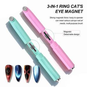 <b>Ring</b> Shape <b>Cat</b> Eye Nail Magnet Tool Strong Magnetic Gel Polish Manicure Nail Art Effect Tool - Product Image 2