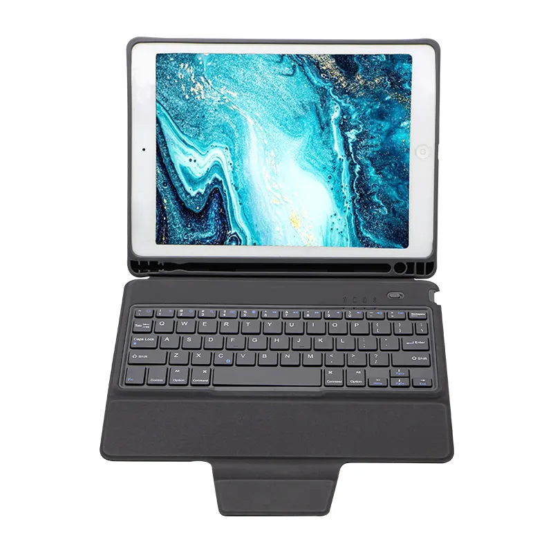 Casing untuk Apple iPad Pro 11, Casing dengan Keyboard Nirkabel Air 7 8 9 Generasi dengan Keyboard Penutup Magnetik IPad 9.7 10.2 Pro