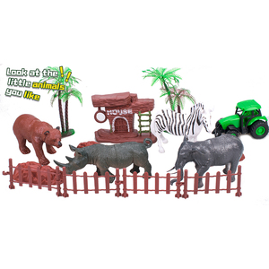 FAI DA TE mini <span class=keywords><strong>zoo</strong></span> parco giocattolo di plastica animale selvatico per i bambini - Product Image 2