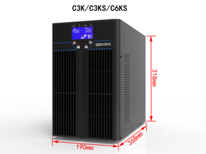 <span class=keywords><strong>3KVA</strong></span> <span class=keywords><strong>2700W</strong></span> 220v Alimentation sans interruption <span class=keywords><strong>UPS</strong></span> en ligne <span class=keywords><strong>UPS</strong></span> sans batterie - Product Image 2