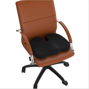 เบาะรองนั่งเจล 46x36x8 ซม. รูปตัวยู สำหรับสำนักงาน รถยนต์ รองรับสะโพกสำหรับสตรีมีครรภ์ พร้อมปลอกผ้ากำมะหยี่ - Product Image 4