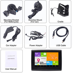 Rohs chứng nhận 5-inch không thấm nước <span class=keywords><strong>GPS</strong></span> Hệ thống định vị cho xe máy Wifi & màn hình cảm ứng 1-năm bảo hành - Product Image 6