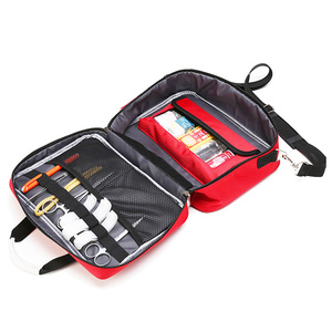 Tas Trauma Medis Tas Pertolongan Pertama Tas Medis Kosong untuk Perawat Ahli Terapi Fisik Dokter Merah - Product Image 3