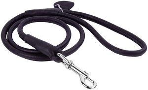 Lüks deri halat ile ağır köpek tasma yumuşak rahat yastıklı eğitim - Product Image 5