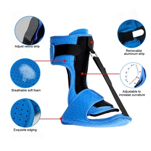 Ayak ağrısı için masaj topu ile Plantar fasiit gece ateli Brace kabartma aşil tendinit ayak damla topuk düz kemer düz kemer - Product Image 5
