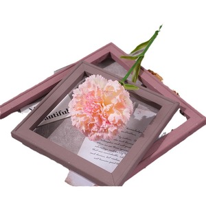 Carnations artificielles de couleurs mélangées, fleurs en soie moulées par injection, décoration d'intérieur, cadeau pour la fête des mères - Product Image 5