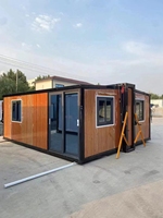 Conteneur modulaire préfabriqué extensible de 20/40 pieds, maison de conteneur préfabriquée, bureau à domicile
